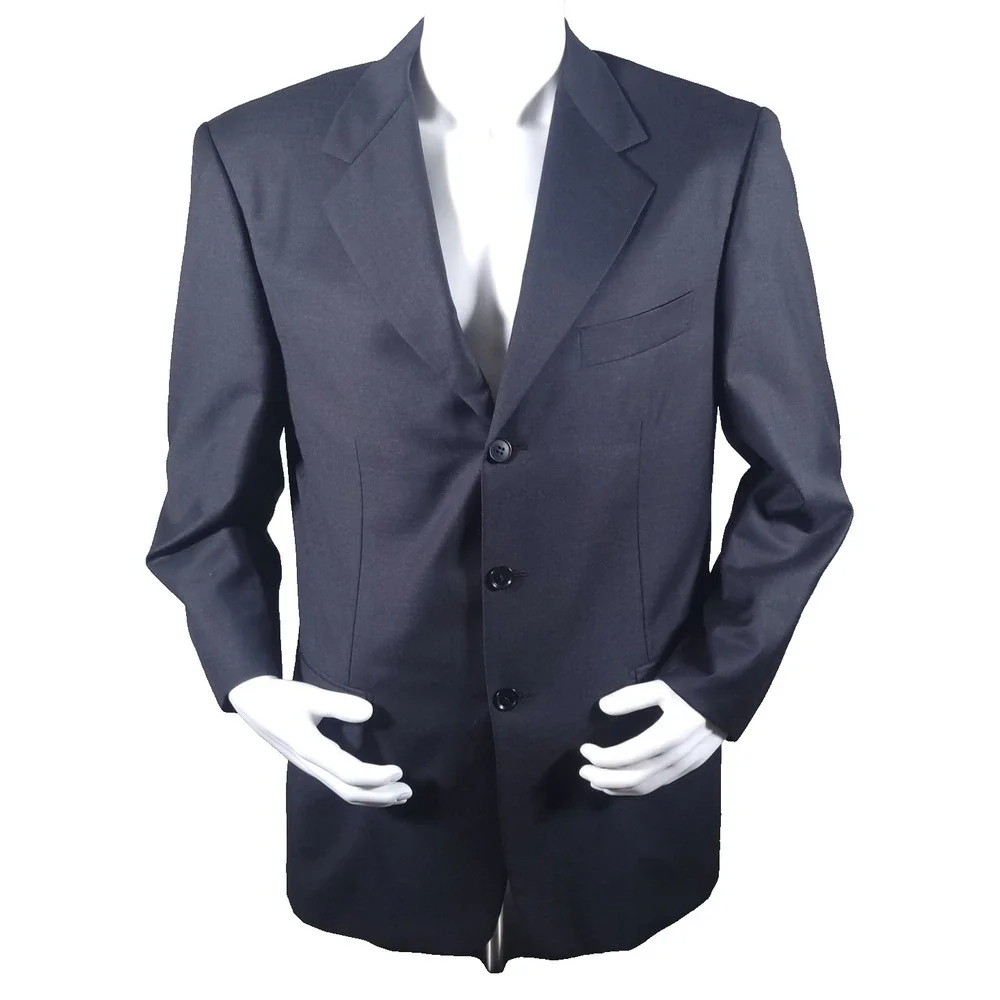 Marco Azzali Grupo Forall Blazer Mens 52 Wool Italy Sport Coat for Barcelino